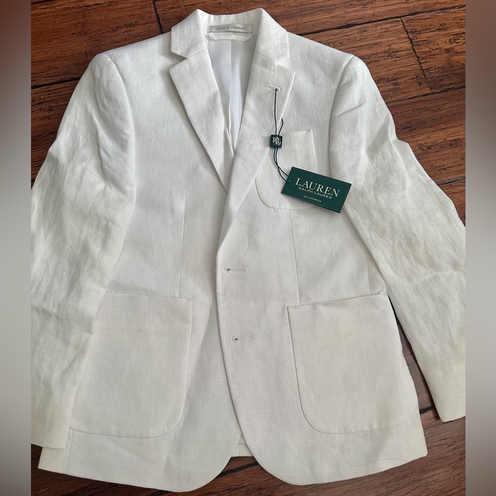 NWT Ralph lauren boy’s linen suit